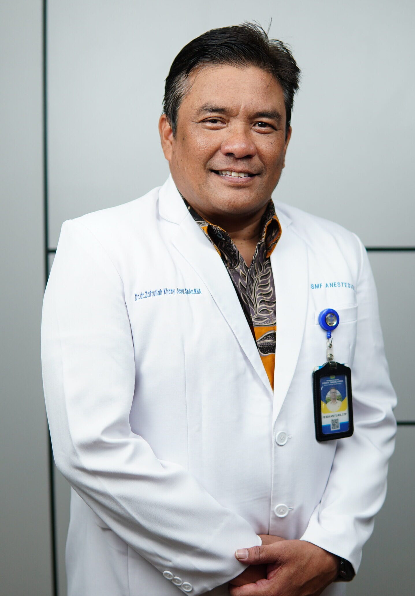 Dr. dr. Zafrullah Khany Jasa, Sp.An., Subsp. NA (K)
